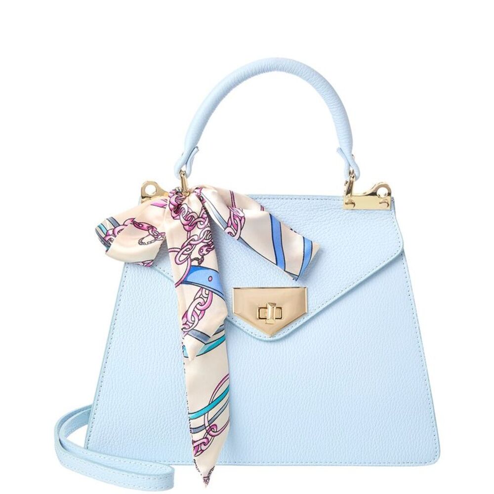 Isabella Rossetti Maxine27 Leather Satchel, Blue
